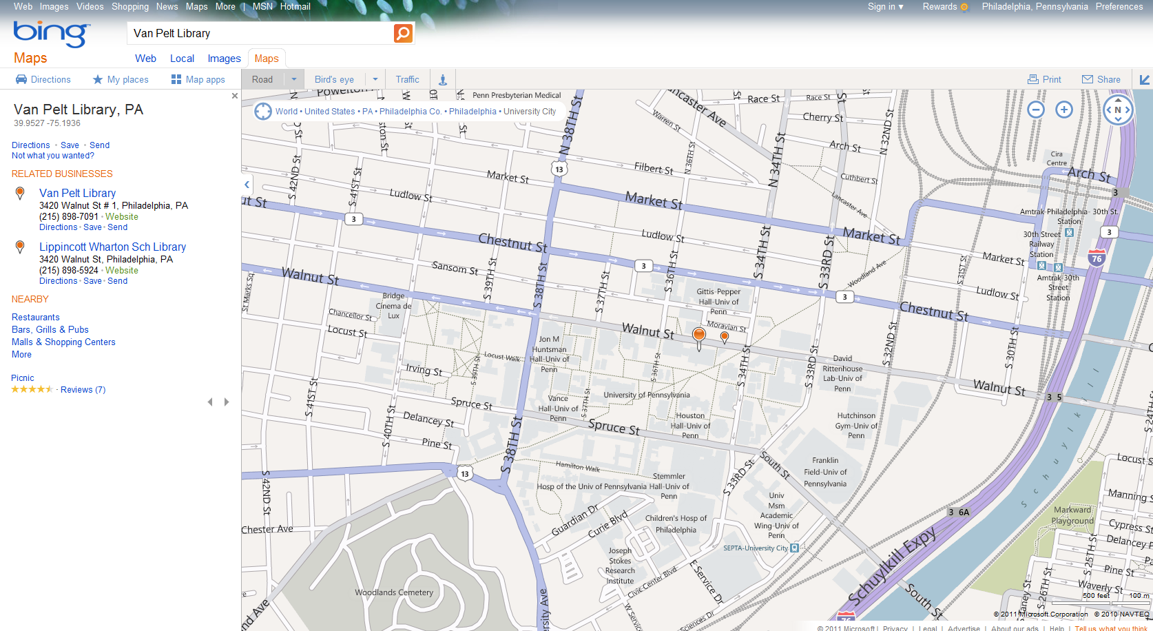 Google Maps vs. Bing Maps | PennWIC
